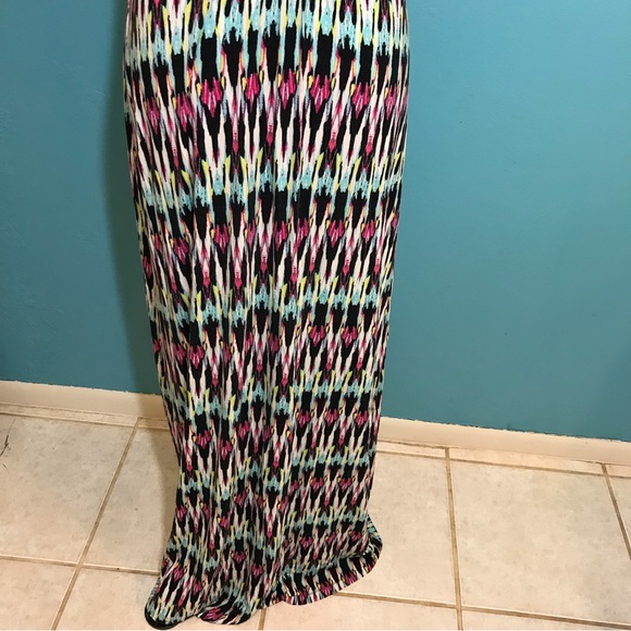 Tart Tie Dye Multi-Color Casual Colorful EUC Strappy Back Dress Size Small S Fun - Picture 9 of 13